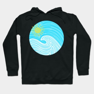 A Happy Sunny Wave Hoodie